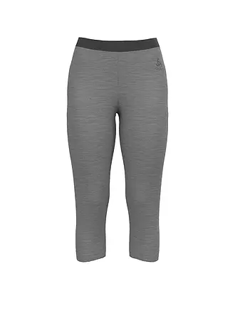ODLO | Pantaloni da donna 3/4 Merino 200 | grau